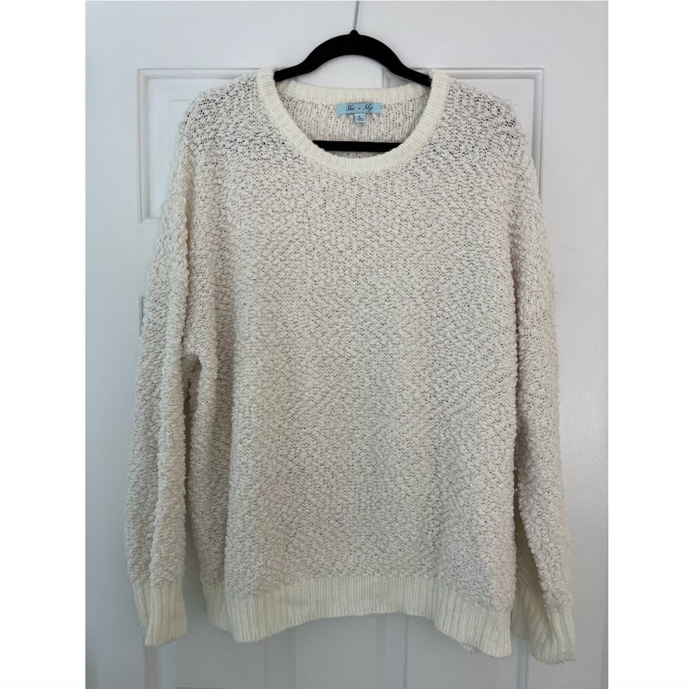 Oversized White Sweater